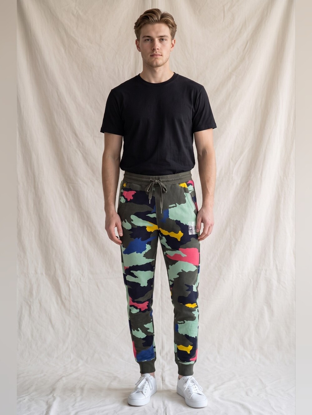 Billionaire Boys Club Colorful Camo Joggers Sweatpants Size L
